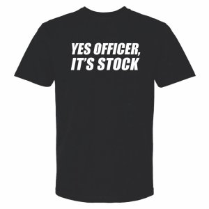 MADNESS Autoworks T-Shirt - YES OFFICER, IT'S STOCK MADNESS Autoworks T-Shirt - YES OFFICER, IT'S STOCK