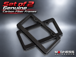 License Plate Frame - 100% Genuine Carbon Fiber (2) License Plate Frame - 100% Genuine Carbon Fiber (2)