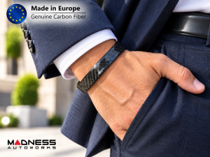 Carbon Fiber Bracelet - Blue Candy