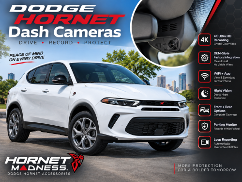Dodge Hornet Integrated Dash Cameras