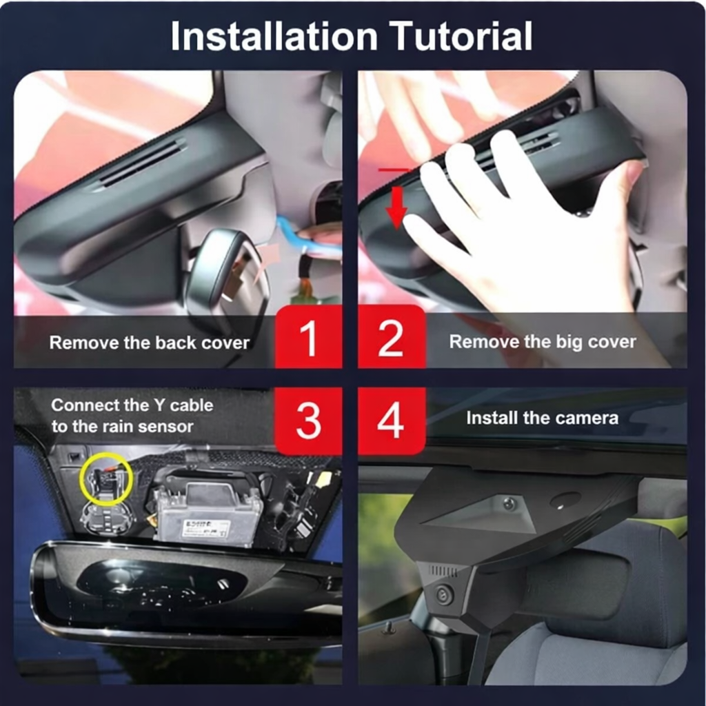 Dodge Hornet Integrated Dash Camera System - 4K Front Camera