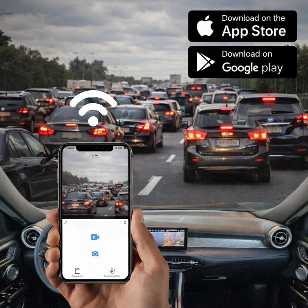 Dodge Hornet Integrated Dash Camera System - Front + Rear Dual Cameras