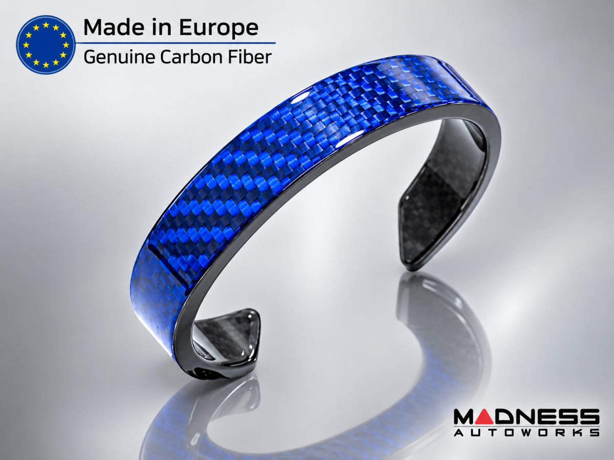 Carbon Fiber Bracelet - Blue Candy