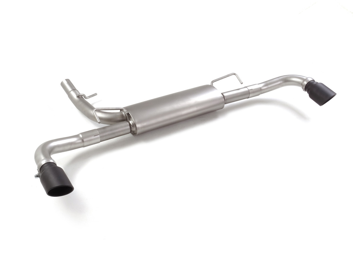 Dodge Hornet Performance Exhaust - 1.3L - Ragazzon - Evo Line - Axle Back - Black Tips - 95mm