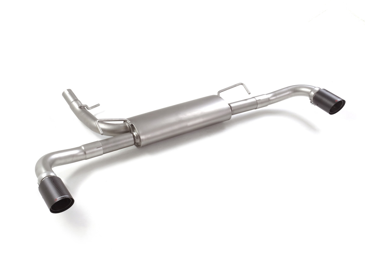 Dodge Hornet Performance Exhaust - 1.3L - Ragazzon - Evo Line - Axle Back - Carbon Fiber Tips - 90mm