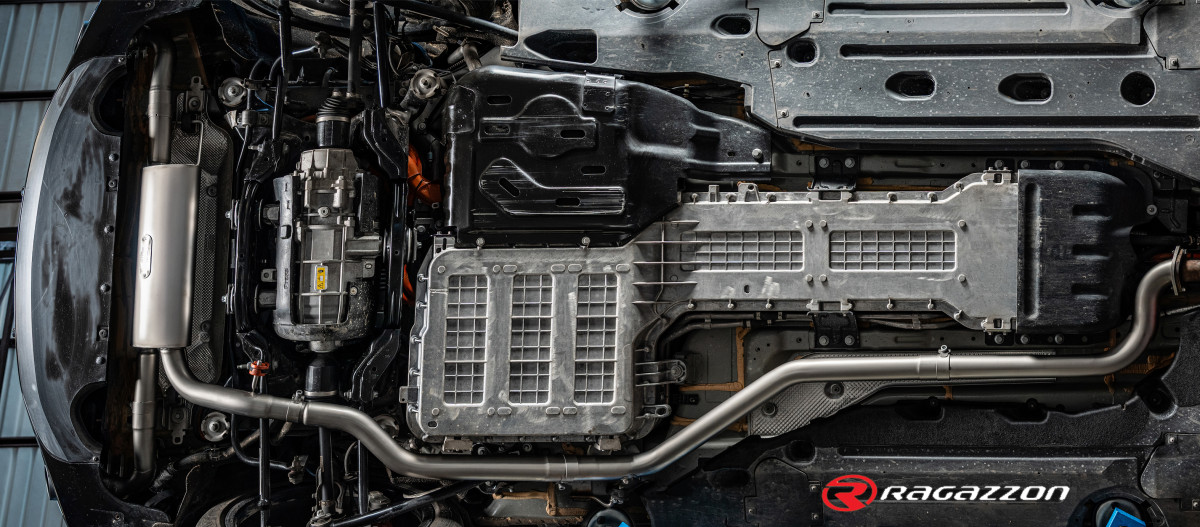 Dodge Hornet Performance Exhaust - 1.3L - Ragazzon - Evo Line - Axle Back - Carbon Fiber Tips - 90mm