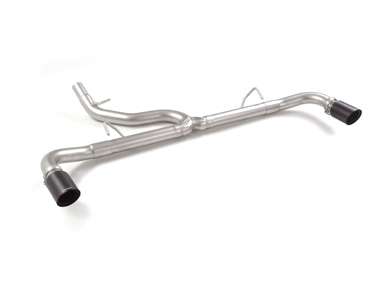 Dodge Hornet Performance Exhaust - 1.3L - Ragazzon - Evo Line - Axle Back - Carbon Fiber Tips - 90mm - Straight Through