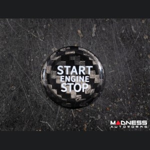 Dodge Hornet Start Stop Button Overlay - Carbon Fiber - Feroce Carbon