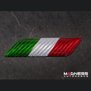 Dodge Hornet Badges - Carbon Fiber - Italian Theme