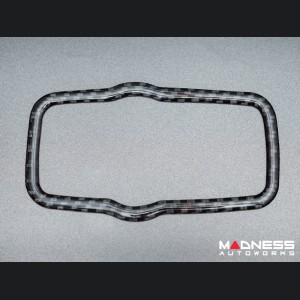 Dodge Hornet Headlight Control Trim Kit - Carbon Fiber - Flexible / Self Adhesive