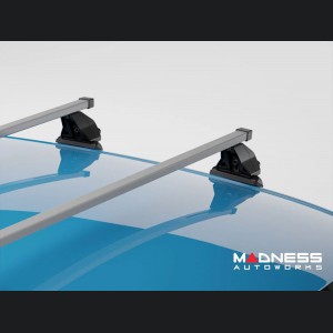 Dodge Hornet Roof Rack Cross Bars - for models w/o factory roof rails - Silver