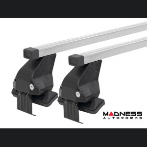 Dodge Hornet Roof Rack Cross Bars - for models w/o factory roof rails - Silver