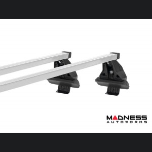 Dodge Hornet Roof Rack Cross Bars - for models w/o factory roof rails - Silver