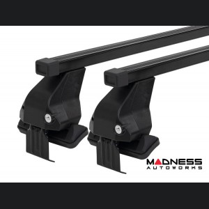 Dodge Hornet Roof Rack Cross Bars - for models w/o factory roof rails - Black 