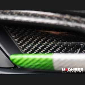 Dodge Hornet Inner Door Bowl Cover Kit - Carbon FIber - Flexible / Self Adhesive 