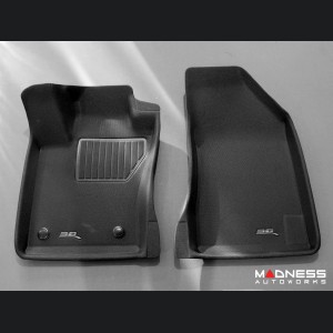 Dodge Hornet Floor Liners - Premium - Front and Rear Set - Black