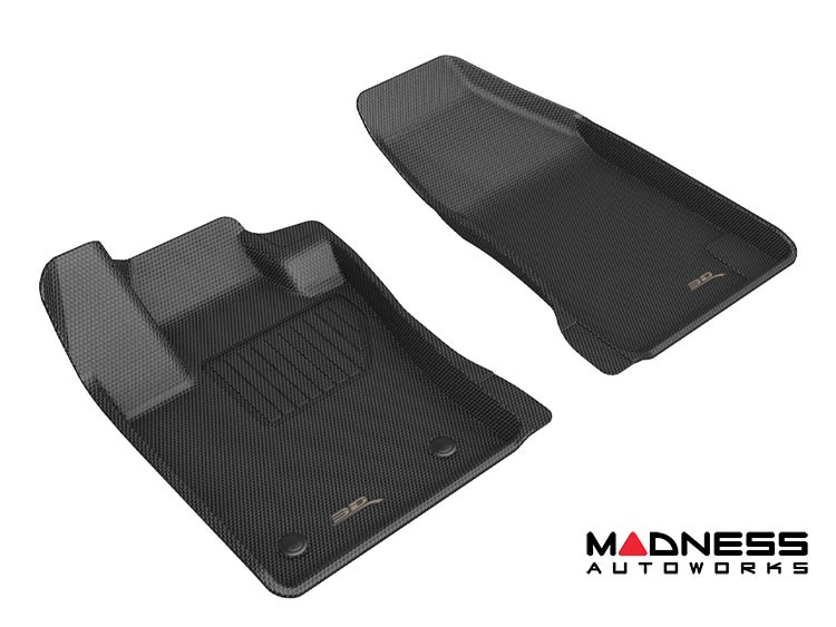 Dodge Hornet Floor Liners - Premium - Front - Black