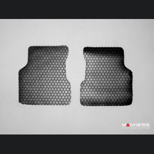 Dodge Hornet Floor Mat Set - All Weather Rubber Front/ Rear 4 Piece Set - Black 