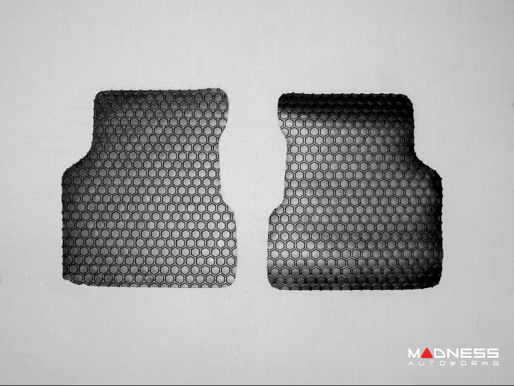 Dodge Hornet Floor Mat Set - All Weather Rubber Front/ Rear 4 Piece Set - Black 
