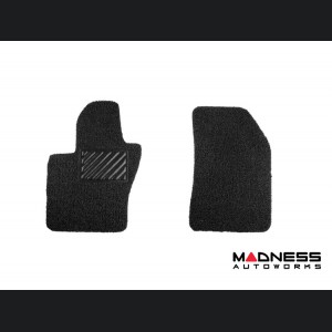 Dodge Hornet Floor Mats - All Weather - Rubber Woven Carpet - Front Set - Black 