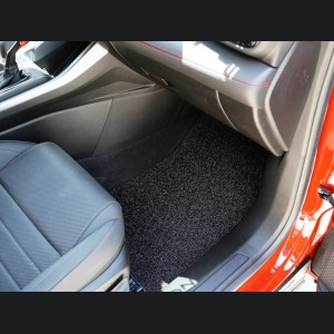 Dodge Hornet Floor Mats - All Weather - Rubber Woven Carpet - Front Set - Black 