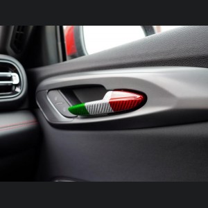 Dodge Hornet Interior Door Handle Trim Set - Carbon Fiber - Italian Theme
