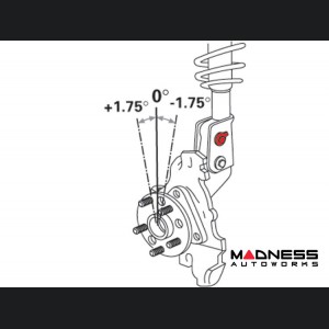 Dodge Hornet Camber Bolts - EZ Cam - plus or minus 1.75 Degrees