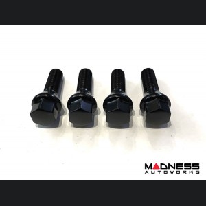 Dodge Hornet Lug Bolt Set - Set of 20 - M12x1.25 - 60° Cone Seat - Black