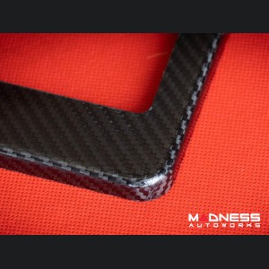 License Plate Frame - 100% Genuine Carbon Fiber (2)