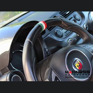 Steering Wheel Centering Band - Italian Flag Design