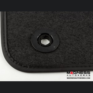 Dodge Hornet Floor Mats - Premium Carpet - LUXUS - Front Set - Black