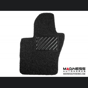 Dodge Hornet Floor Mats - All Weather - Rubber Woven Carpet - Front Set - Black 