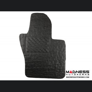 Dodge Hornet Floor Mats - All Weather - Rubber Woven Carpet - Front Set - Black 