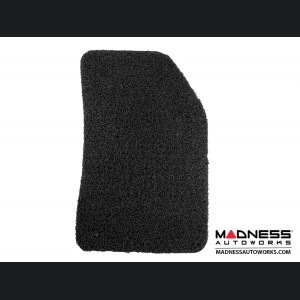 Dodge Hornet Floor Mats - All Weather - Rubber Woven Carpet - Front Set - Black 