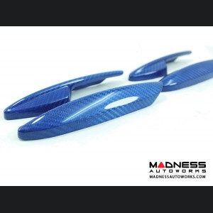 Dodge Hornet Interior Door Handle Trim Set - Carbon Fiber - Blue Candy