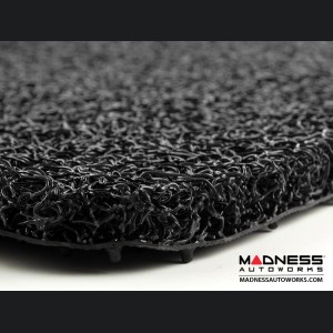 Dodge Hornet Floor Mats - All Weather - Rubber Woven Carpet - Front Set - Black 